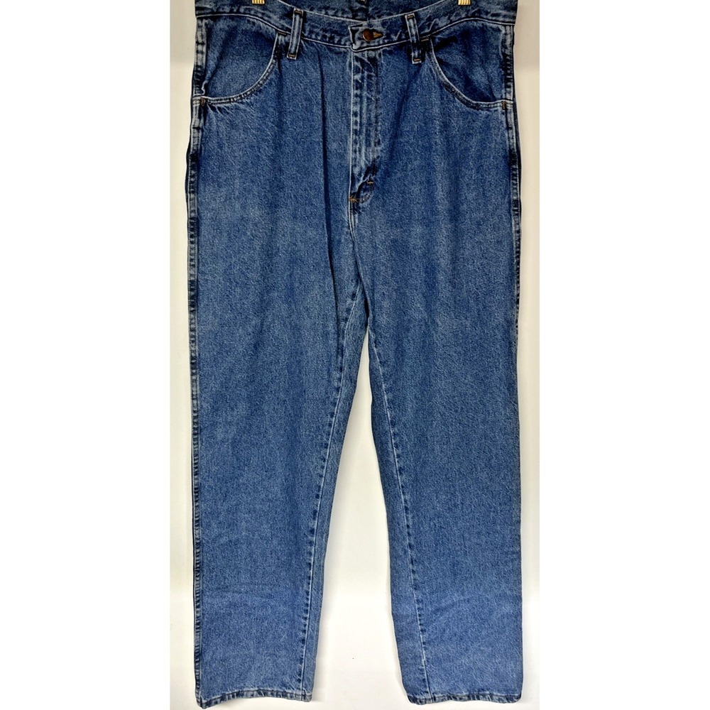 Rustler Jeans Men 36x34 NWT Regular Fit Straight Leg Heavyweight Denim - Picture 2 of 10